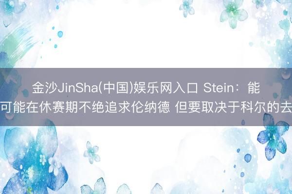 金沙JinSha(中国)娱乐网入口 Stein：能人可能在休赛期不绝追求伦纳德 但要取决于科尔的去处
