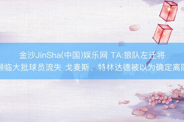金沙JinSha(中国)娱乐网 TA:狼队左迁将濒临大批球员流失 戈麦斯、特林达德被以为确定离队